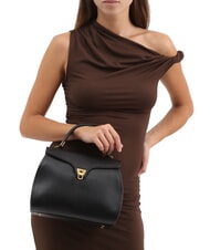 COCCINELLE MARVIN Borsa a mano in pelle con tracolla rosette - Borse Donna - 4