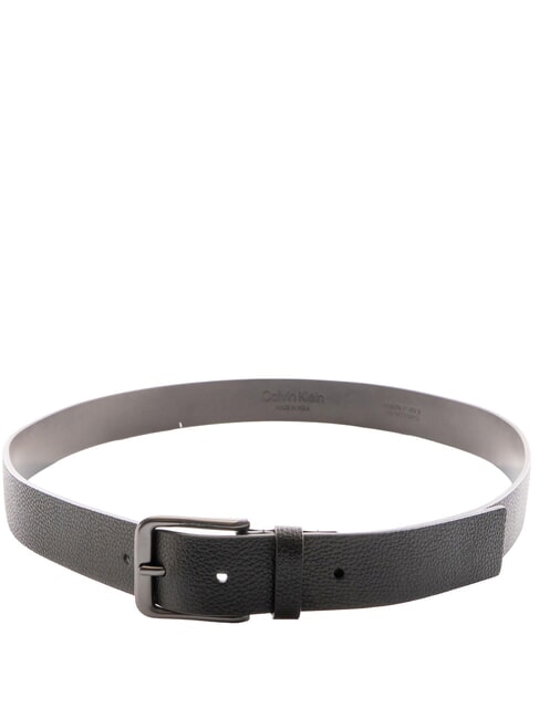 CASUAL PIN BUCKLE Cintura in pelle  black / matte gunmetal - Cinture