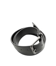 CALVIN KLEIN CASUAL PIN BUCKLE Cintura in pelle  black / matte gunmetal - Cinture - 3