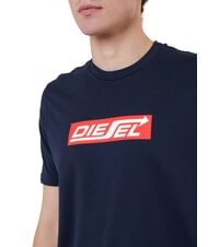DIESEL T-JUST Maglietta in cotone eclipse - T-shirt Uomo - 3