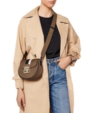 FURLA METROPOLIS Borsa mini a tracolla fango+nero+talco h - Borse Donna - 5