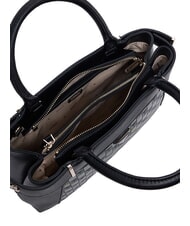 GUESS G WAVE 2 Borsa a mano con stampa logo jet set black logo - Borse Donna - 4