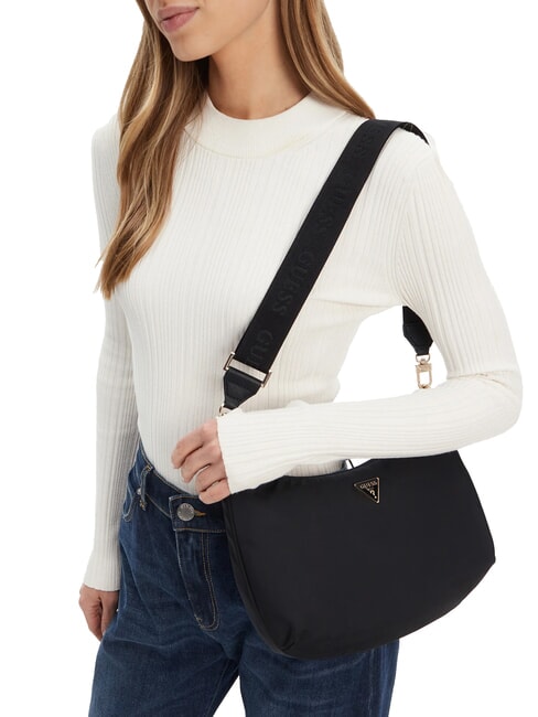 ECO GEMMA Borsa in nylon a tracolla NERO - Borse Donna