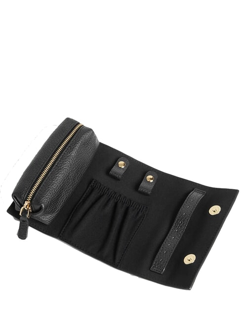 JEWELRY BOX Bustina porta gioielli in pelle Nero - Bustine & Necessaire