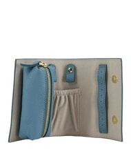 COCCINELLE JEWELRY BOX Bustina porta gioielli in pelle arctic blue - Bustine & Necessaire - 2