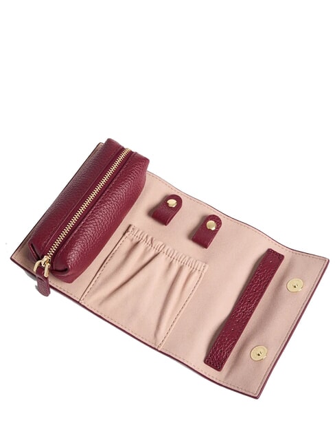 JEWELRY BOX Bustina porta gioielli in pelle ribes - Bustine & Necessaire