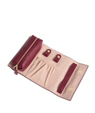 COCCINELLE JEWELRY BOX Bustina porta gioielli in pelle ribes - Bustine & Necessaire - 2