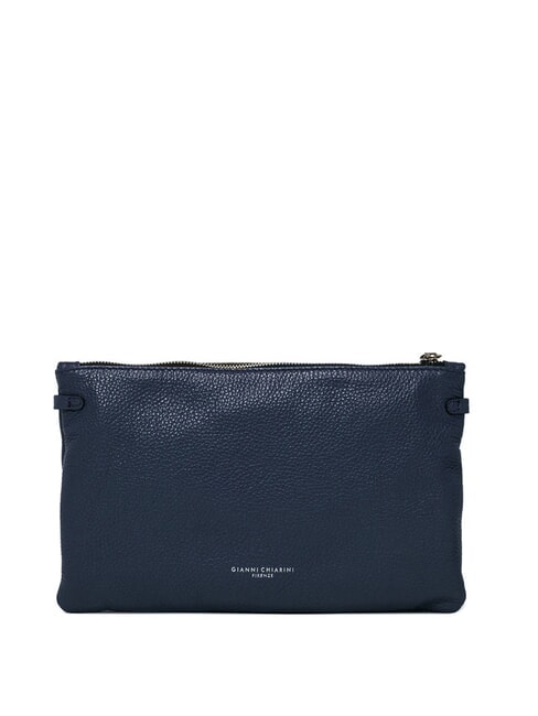 HERMY Borsa busta in pelle con tracolla BLU NAVY - Borse Donna