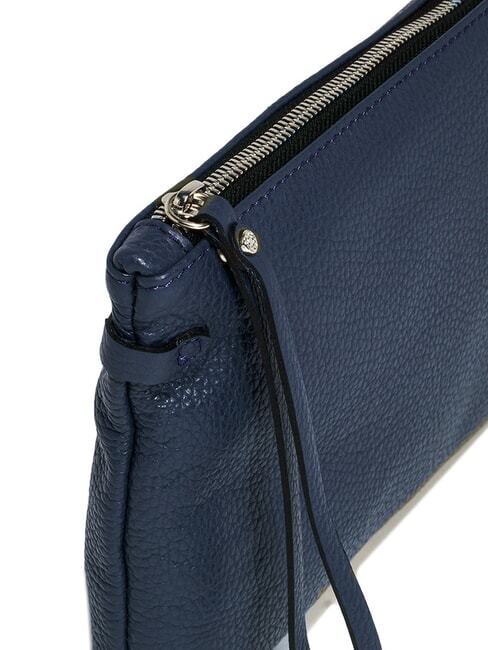 HERMY Borsa busta in pelle con tracolla BLU NAVY - Borse Donna