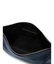 GIANNI CHIARINI HERMY Borsa busta in pelle con tracolla BLU NAVY - Borse Donna - 5