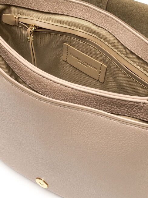 HELENA ROUND Borsa piccola in pelle a tracolla pink salt - Borse Donna