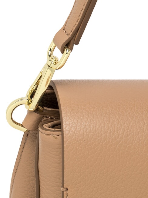 HELENA ROUND Borsa piccola in pelle a tracolla clay - Borse Donna