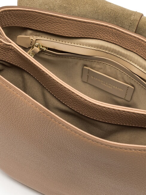 HELENA ROUND Borsa piccola in pelle a tracolla clay - Borse Donna