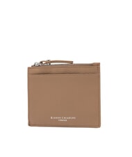 GIANNI CHIARINI GRAIN Portafoglio piatto in pelle con zip clay - Portafogli Donna - 2