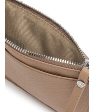 GIANNI CHIARINI GRAIN Portafoglio piatto in pelle con zip clay - Portafogli Donna - 5