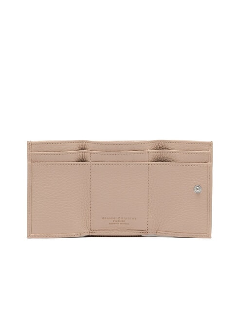 WALLETS GRAIN Portafoglio piccolo in pelle martellata pink salt - Portafogli Donna