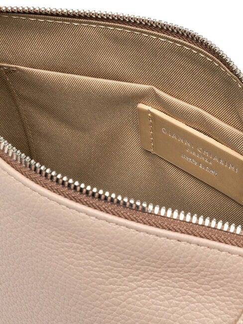 NORA POUCH Pochette in pelle con polsierina e tracolla pink salt - Borse Donna