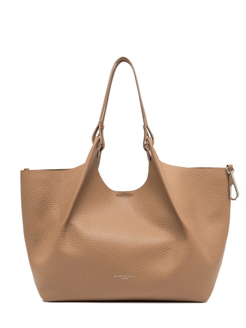 DUA Borsa a spalla grande in pelle clay - Borse Donna