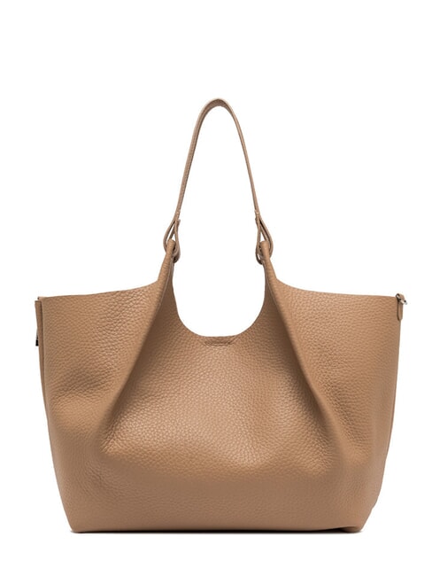 DUA Borsa a spalla grande in pelle clay - Borse Donna
