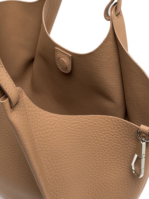 DUA Borsa a spalla grande in pelle clay - Borse Donna