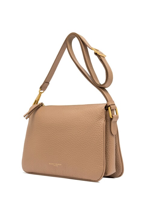 BROOKE Borsa a tracolla in pelle martellata clay - Borse Donna