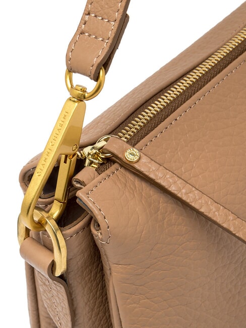 BROOKE Borsa a tracolla in pelle martellata clay - Borse Donna