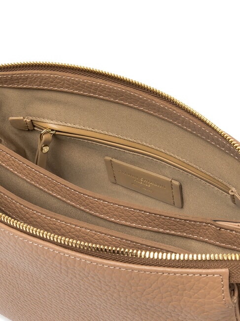 BROOKE Borsa a tracolla in pelle martellata clay - Borse Donna