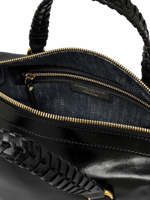 ROXY Borsa a mano in pelle con tracolla Nero - Borse Donna