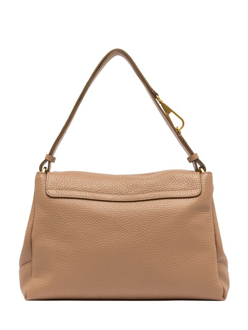 CECILE Borsa a spalla in pelle martellata clay - Borse Donna