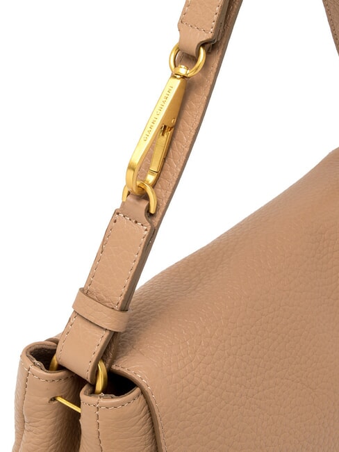 CECILE Borsa a spalla in pelle martellata clay - Borse Donna