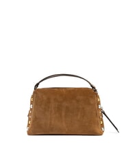 GIANNI CHIARINI ALIFA Borsa in pelle suede a mano con tracolla caramel - Borse Donna - 3