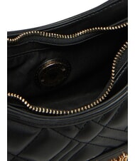 LOVE MOSCHINO GEOMETRIC QUILTED Borsa a tracolla Nero - Borse Donna - 5