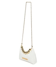 LOVE MOSCHINO CHAIN Mini Bag a mano, con tracolla bianco - Borse Donna - 3