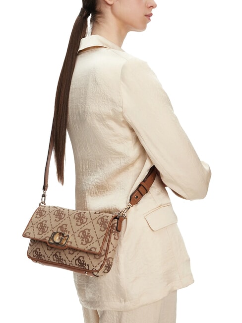 CIRCE  Borsa a spalla, con tracolla LATTE LOGO - Borse Donna