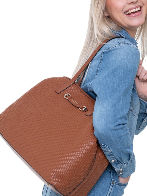 VIKKY II Borsa Tote a spalla COGNAC - Borse Donna