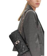 GUESS BESSEY Borsa convertible con patta NERO - Borse Donna - 4