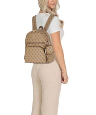 GUESS POWER PLAY 2 Zaino Donna LATTE LOGO - Borse Donna - 5