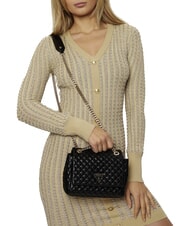 GUESS ECO RIANEE Borsa convertible trapuntata NERO - Borse Donna - 4