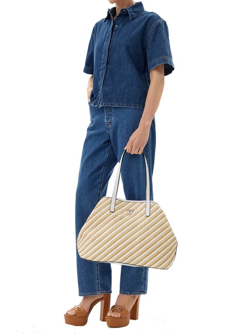 VIKKY II  Borsa a spalla natural/white - Borse Donna