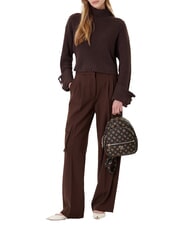 GUESS MANHATTAN 2 Zaino piccolo logo 4G peony mochalog - Borse Donna - 5