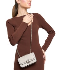 GUESS ORLINA Borsa convertible stampa lucertola Taupe - Borse Donna - 5