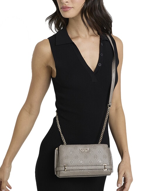 ZARELA  Borsetta a tracolla dark taupe logo - Borse Donna