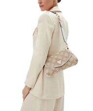 GUESS BEYZA  Borsa a tracolla white logo - Borse Donna - 3