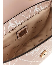 GUESS IZZY 4G Mini Bag a spalla / a tracolla sand logo - Borse Donna - 5