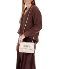 GUESS IZZY 4G Mini Bag a spalla / a tracolla sand logo - Borse Donna - 6