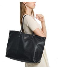 GUESS ECO VICTORIA  Borsa a spalla NERO - Borse Donna - 7