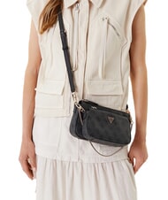 GUESS NOELLE 2 Doppia borsa a tracolla coal - Borse Donna - 5