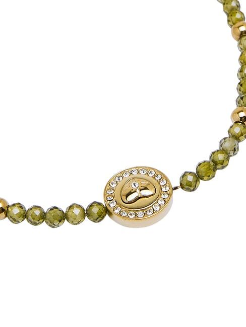 ARM PARTY Bracciale con perline yellow gold/green - Bracciali Donna