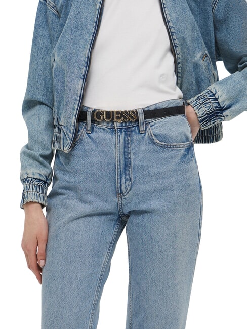 ZAMIRA Cintura con logo in metallo coal - Cinture