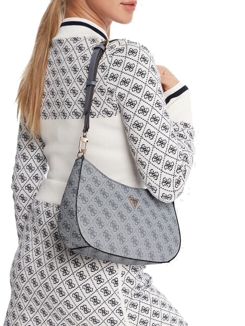 NOELLE 2  Borsa a spalla slate logo - Borse Donna